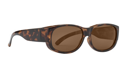  Fitover Overzetzonnebril Sonnen&uuml;berbrille Retro havanna