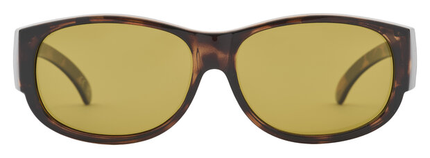 Kontrast Überbrille Retro amber