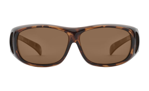 Fitover Overzetzonnebril Sonnen&#x00fc;berbrille Casual Havanna 